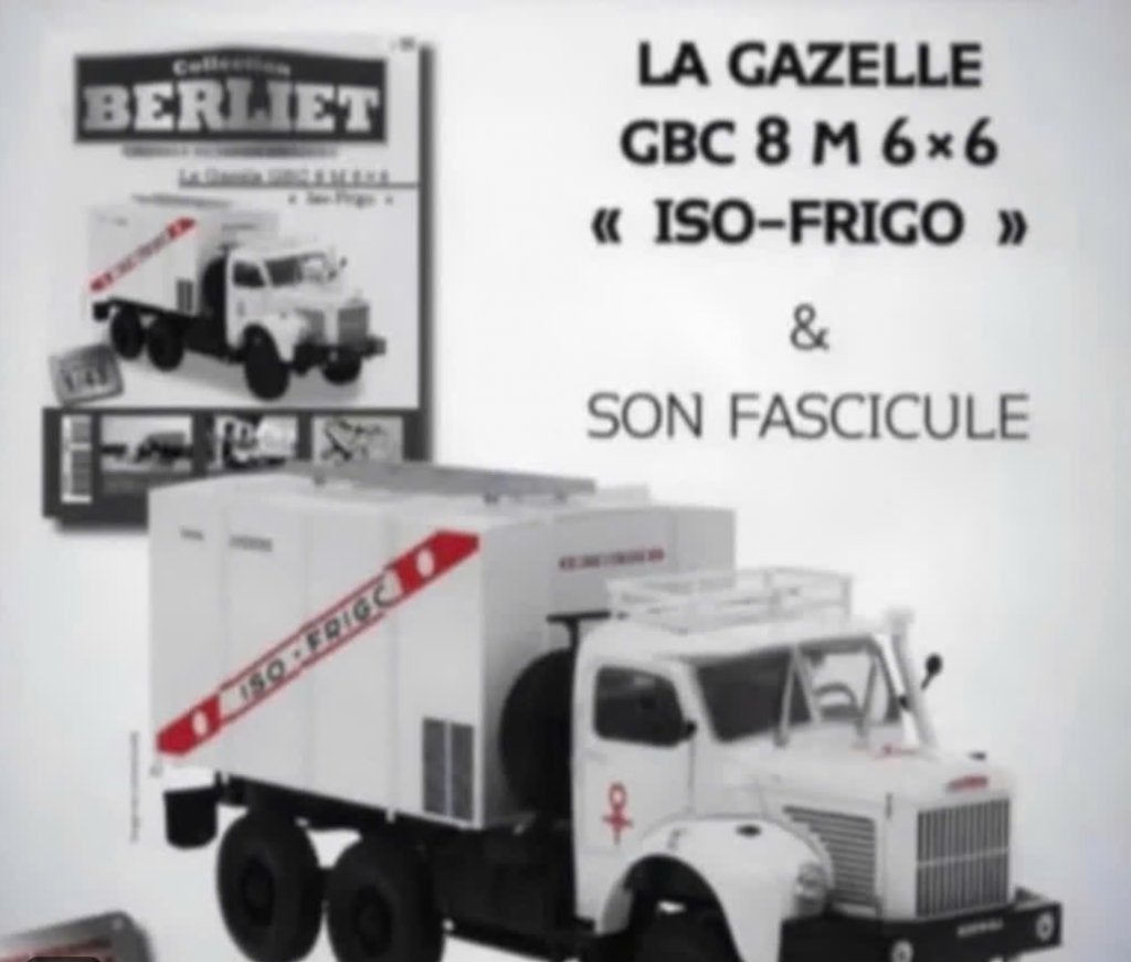 Berliet GBC 8 6x6 GAZELLE ISO-FRIGO 1/43 serie Berliet # 95, Verzenden, Nieuw, Bus of Vrachtwagen, Overige merken