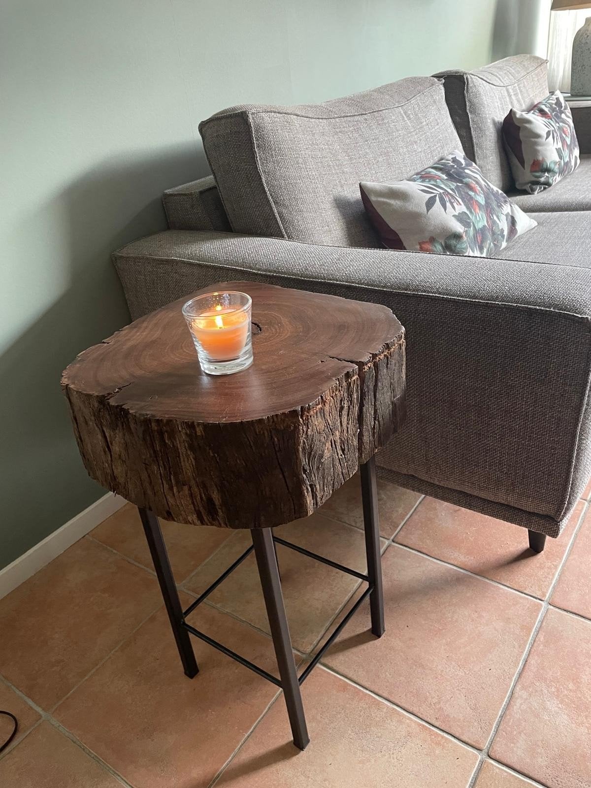 robuuste bijzettafel, Ophalen, Vierkant, Nieuw, Hout