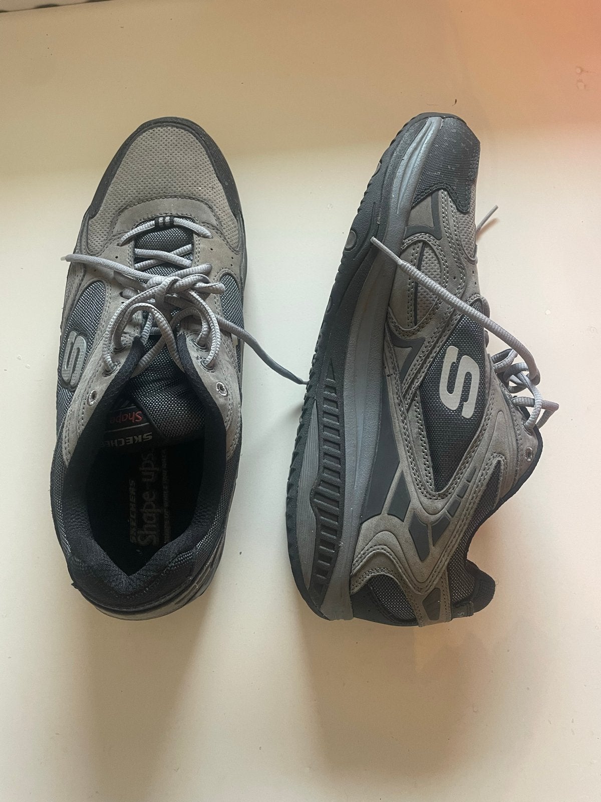 Skechers Shape-ups Sportschoenen Maat 46 Grijs, Overige kleuren, Ophalen of Verzenden, Sneakers of Gympen, Zo goed als nieuw