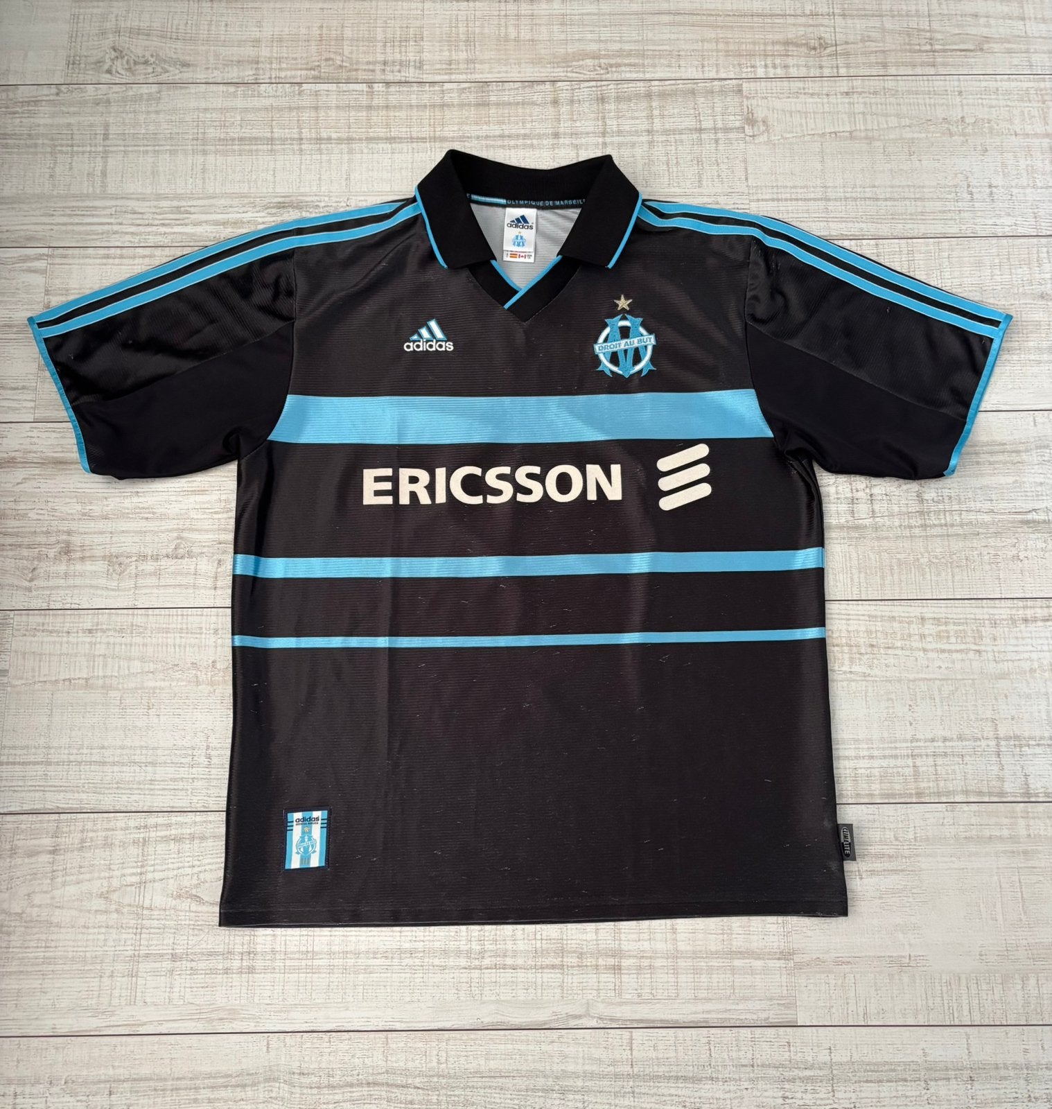Olympique Marseille uitshirt 1999-2000 (L), Maat L, Ophalen of Verzenden, Shirt