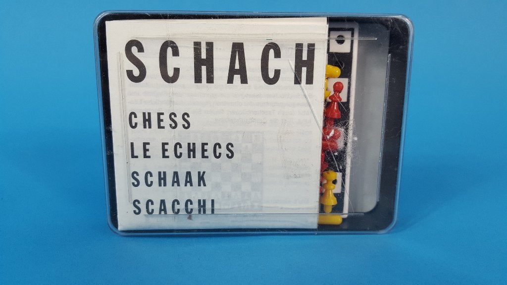 Vintage schaakspel, reisspel, Peri Spiele. 6C1, Hobby en Vrije tijd, Gezelschapsspellen | Bordspellen, Tweedehands verkoop, Tweedehands verkoop