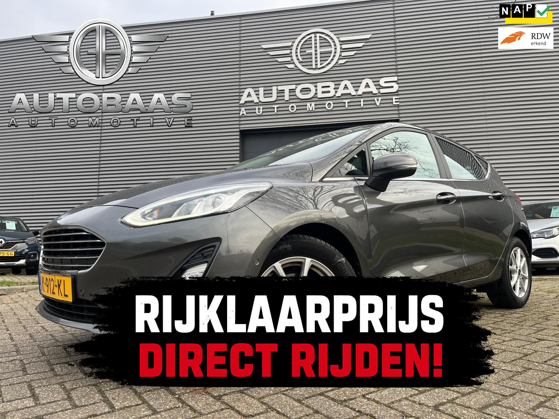 Ford Fiesta 1.0 EcoBoost Titanium X AUTOMAAT+NL-AUTO+1EIG+NA, Auto's, Dealer onderhouden, 125 pk, Gebruikt, 49 €/maand