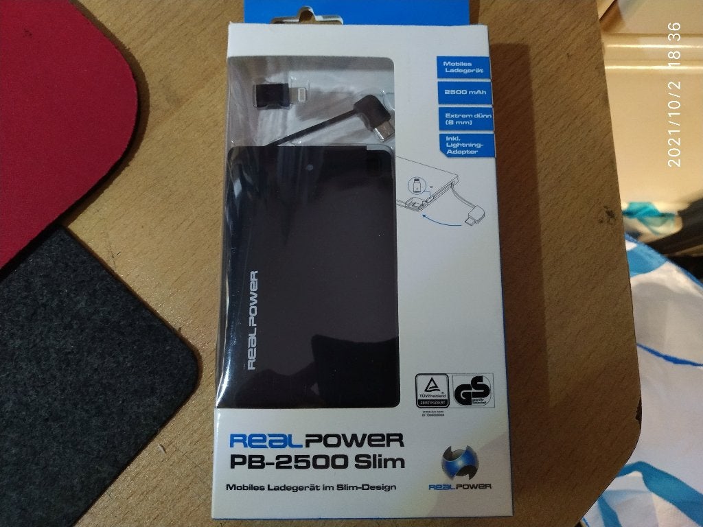 Ultron PB2500 Slim powerbank, Ophalen of Verzenden, Nieuw