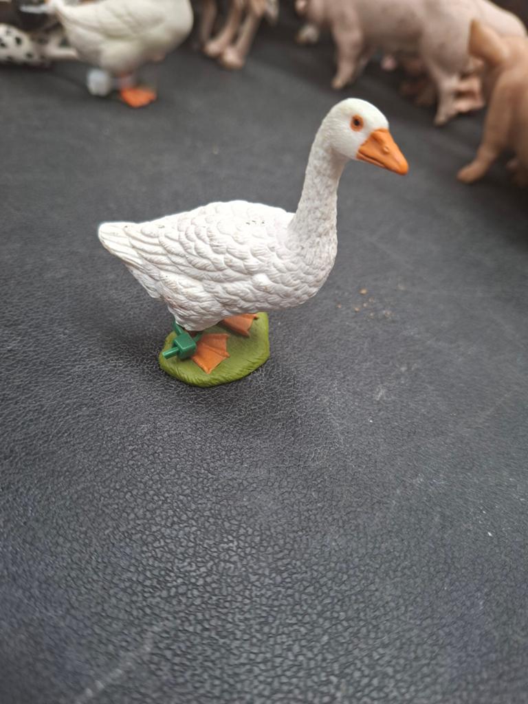 Schleich gans, Ophalen of Verzenden, Zo goed als nieuw, Boerderijdier, Beeldje of Figuurtje