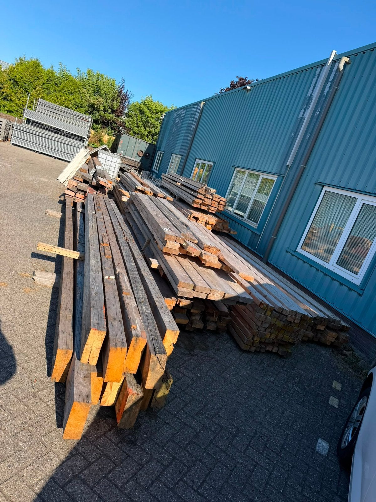 Houten balken diverse afmetingen - direct af te halen, Ophalen, Gebruikt, Balk, Overige houtsoorten