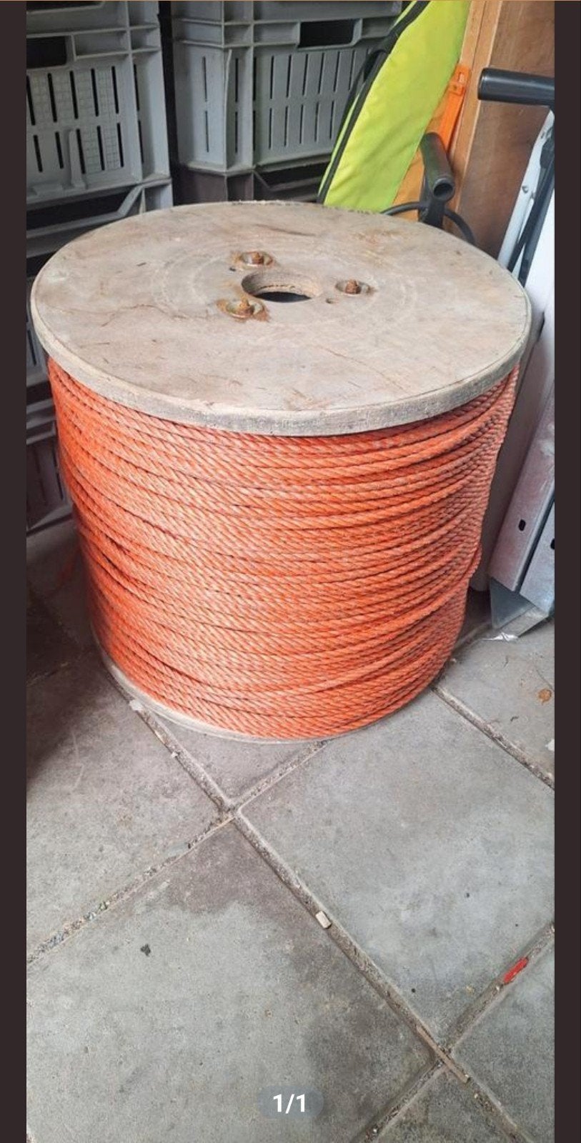 Haspels 8 mm PP touw, Ophalen, Zo goed als nieuw, 20 meter of meer, Overige typen