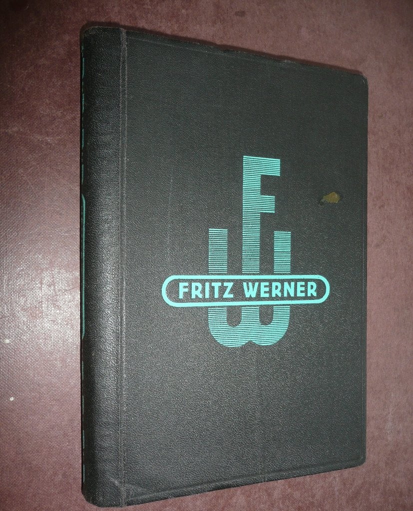Fritz Werner fertigungsprogramm manufacturings program, Ophalen of Verzenden, Gelezen, Metaaltechniek, Fritz Werner fertigungsprogramm manufacturings program (1960 ?).