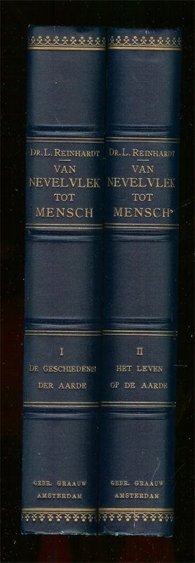 Dr. L. Reinhardt - Van nevelvlek tot mensch - Gebr. Graauw, Ophalen of Verzenden, Zo goed als nieuw