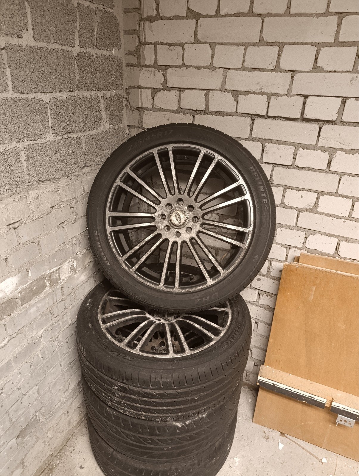 Set van 4 gebruikte banden en velgen, 17 inch, Ophalen, Gebruikt, Banden en Velgen, 17 inch