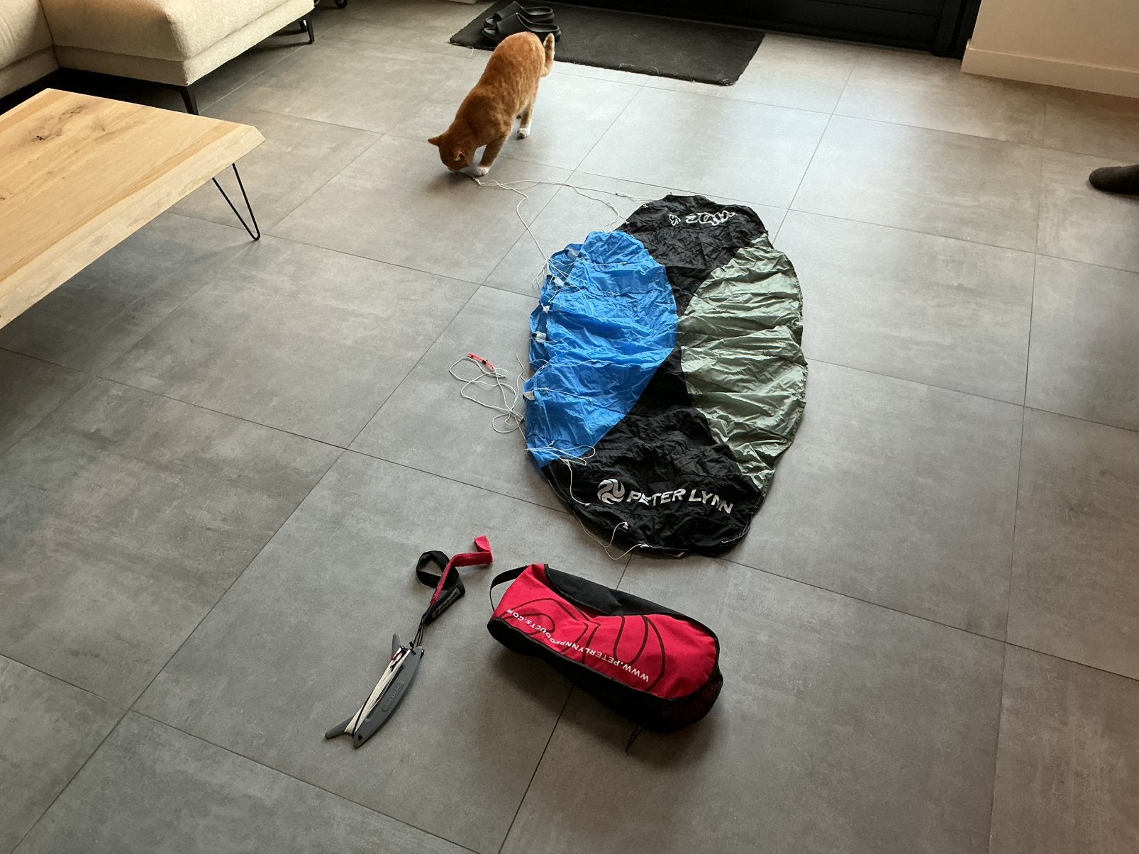 Peter Lynn matras (kite) vlieger 1,3 mtr, Ophalen of Verzenden, Zo goed als nieuw
