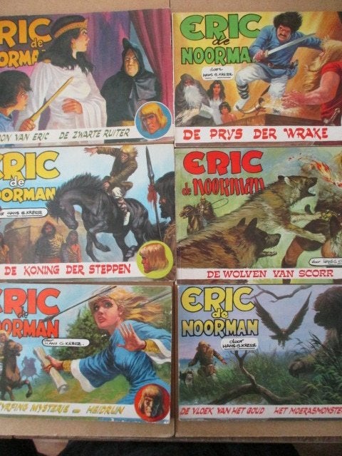 w0422 eric de noorman 51x, Meerdere stripboeken, Ophalen, Gelezen
