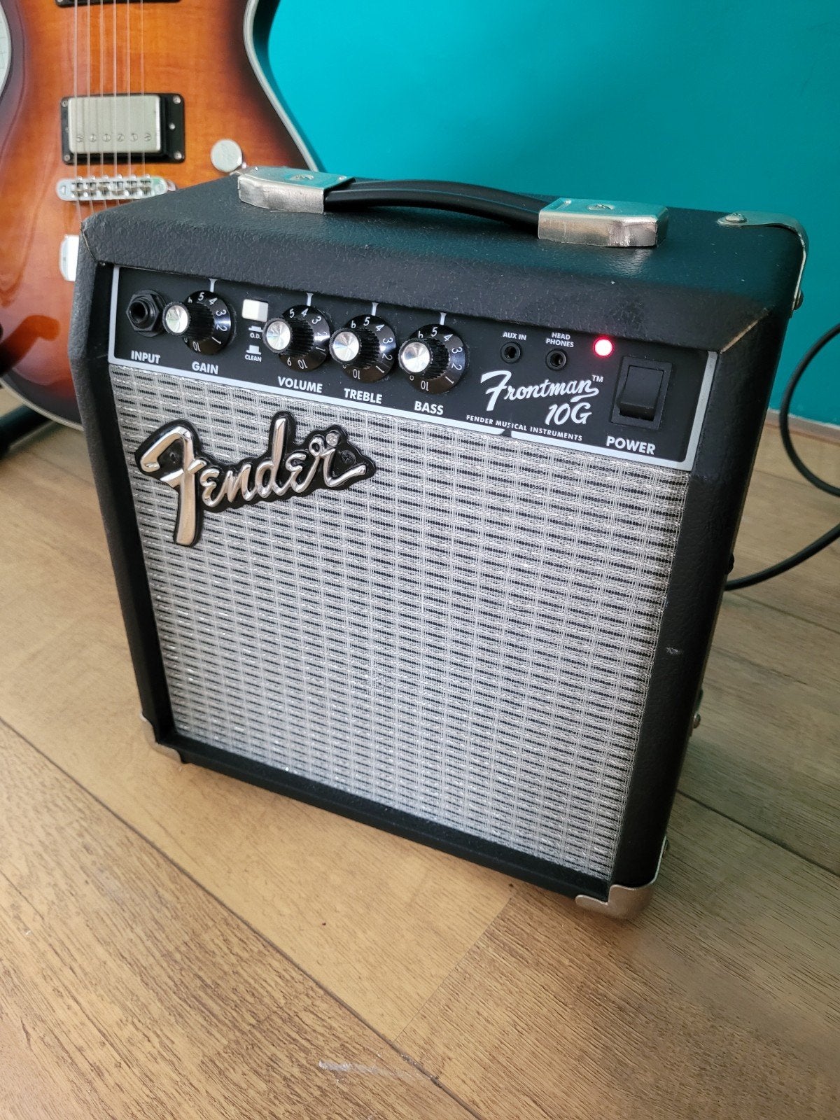 Compacte Gitaarversterker Fender Frontman 10G, Ophalen of Verzenden, Zo goed als nieuw, Gitaar, Minder dan 50 watt