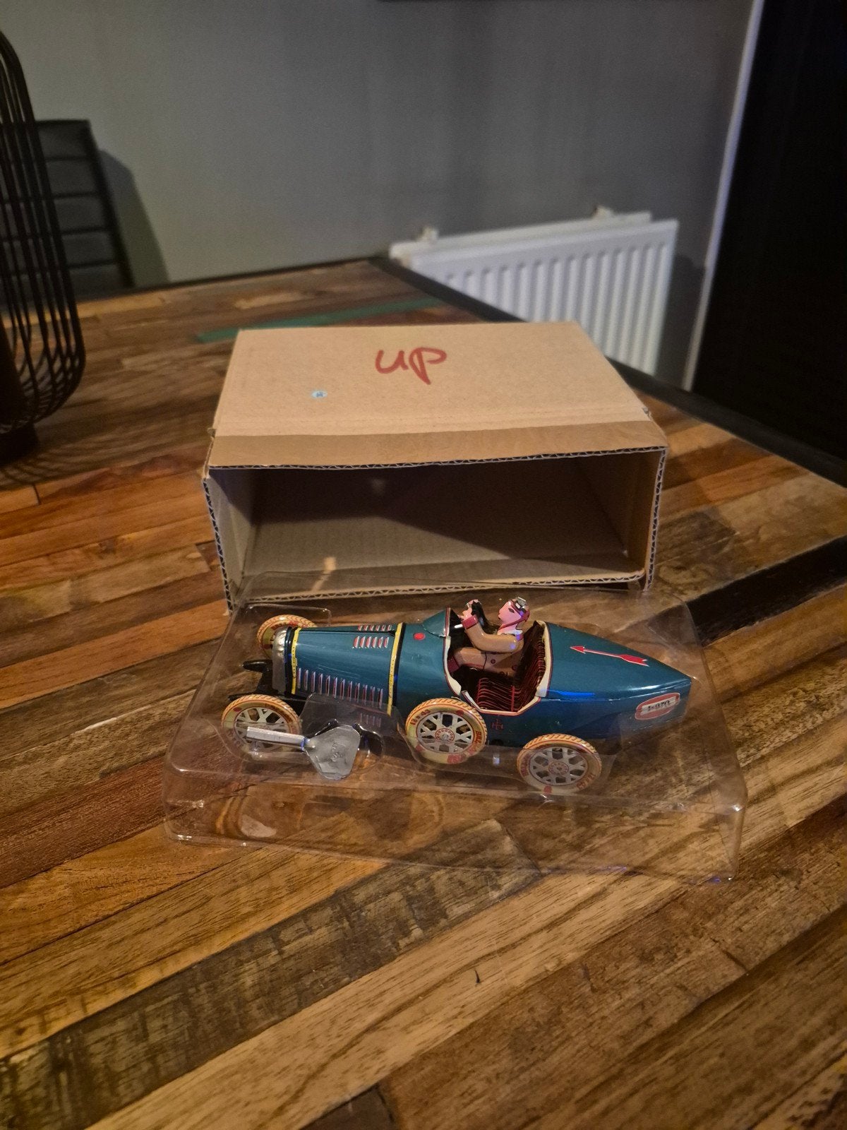 paya bugatti raceauto €7.50 verzamelen speelgoed blik, Ophalen of Verzenden