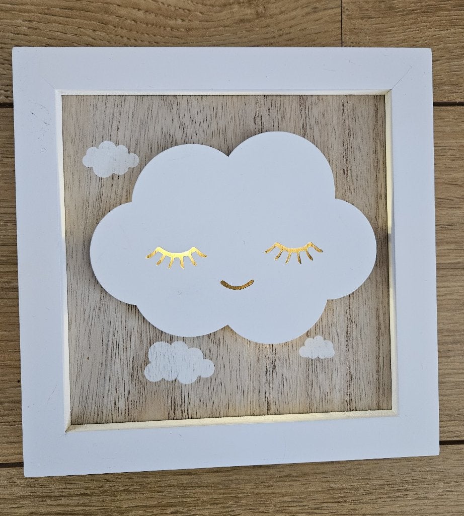 Kinderlampje/nachtlampje wolk, Ophalen of Verzenden, Zo goed als nieuw, Lamp, Wit