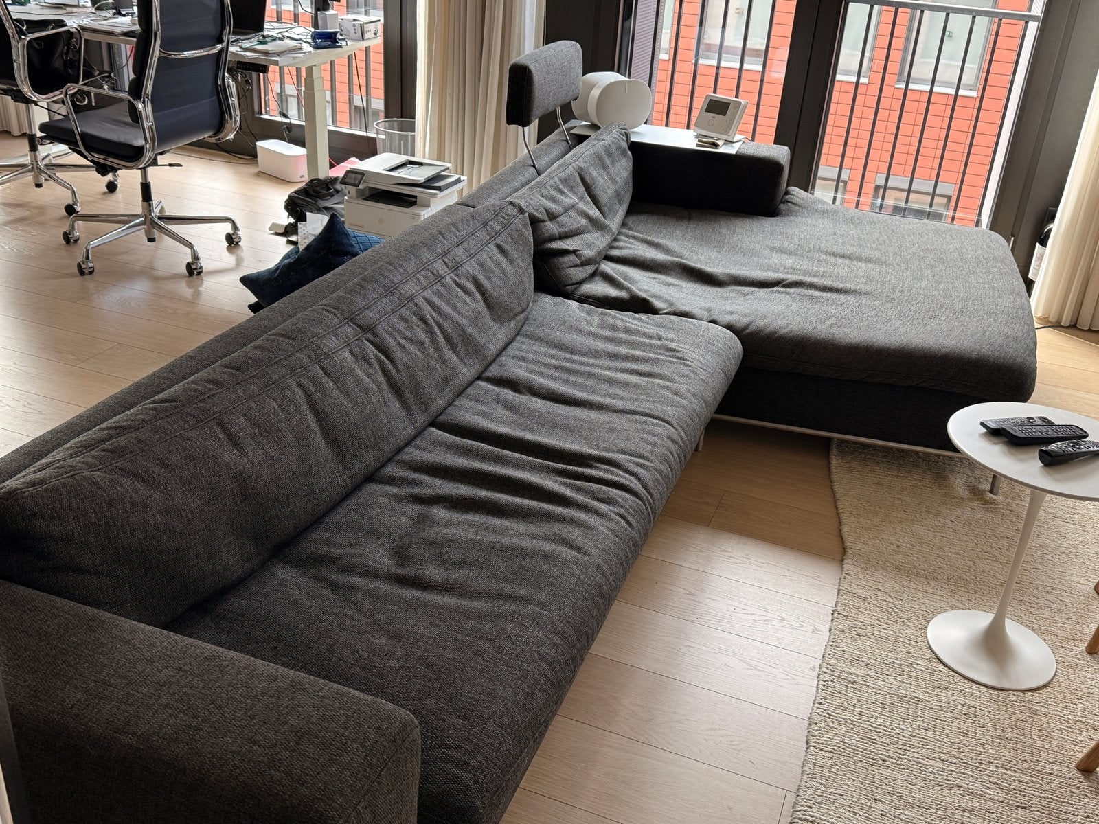 Indera Kwaliteitsbank - Ruime Hoekbank met Longchair