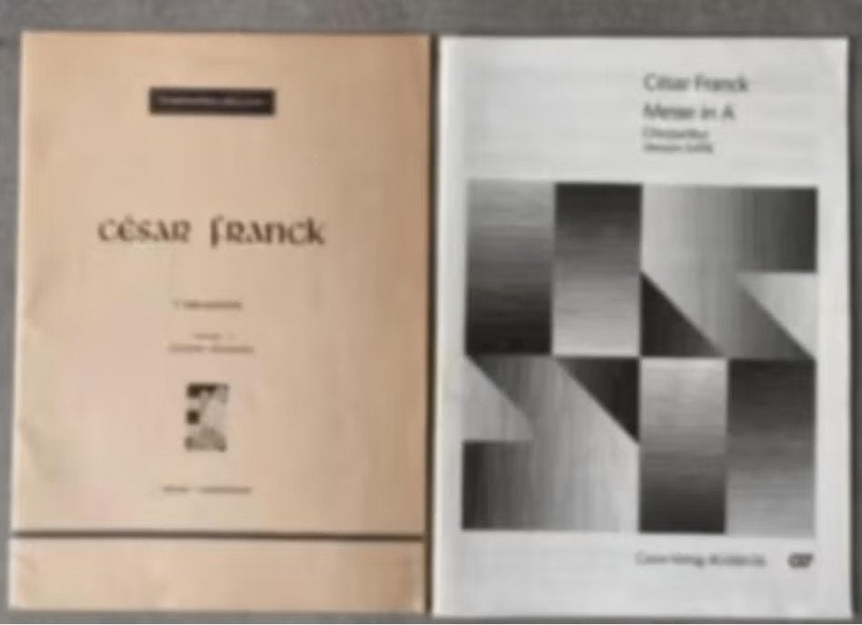 Bladmuziek César Franck **, Gebruikt, Klassiek, Koor, Ophalen of Verzenden