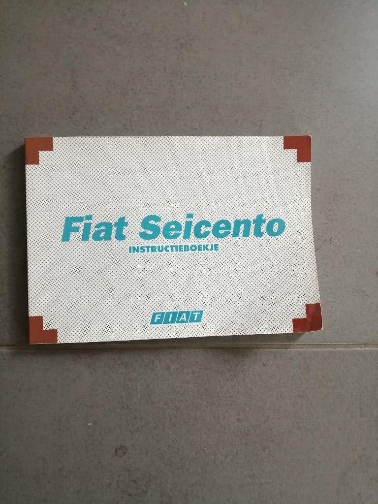Gebruikershandleiding voor FIAT SEICENTO type 187 1997/2005, Auto diversen, Handleidingen en Instructieboekjes, Ophalen of Verzenden