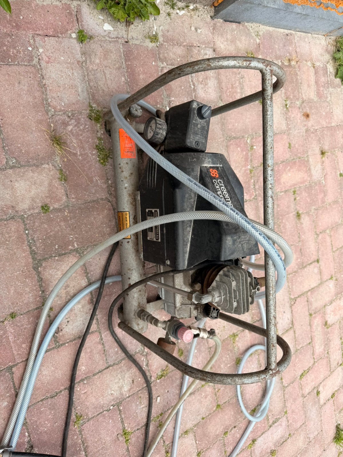 Creemers compressor, Ophalen, Zo goed als nieuw