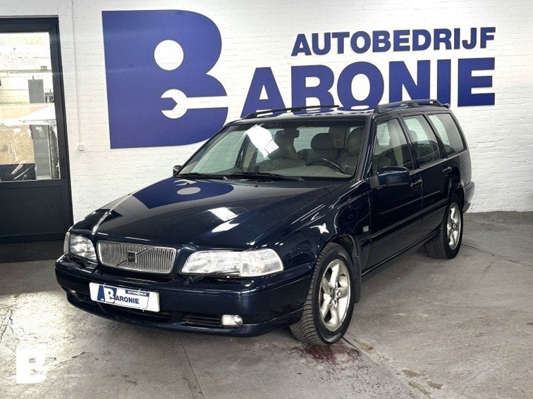 Volvo V70 2.5 Exclusive-Line automaat, Gebruikt, Beige, Blauw, Onderhoudsboekje