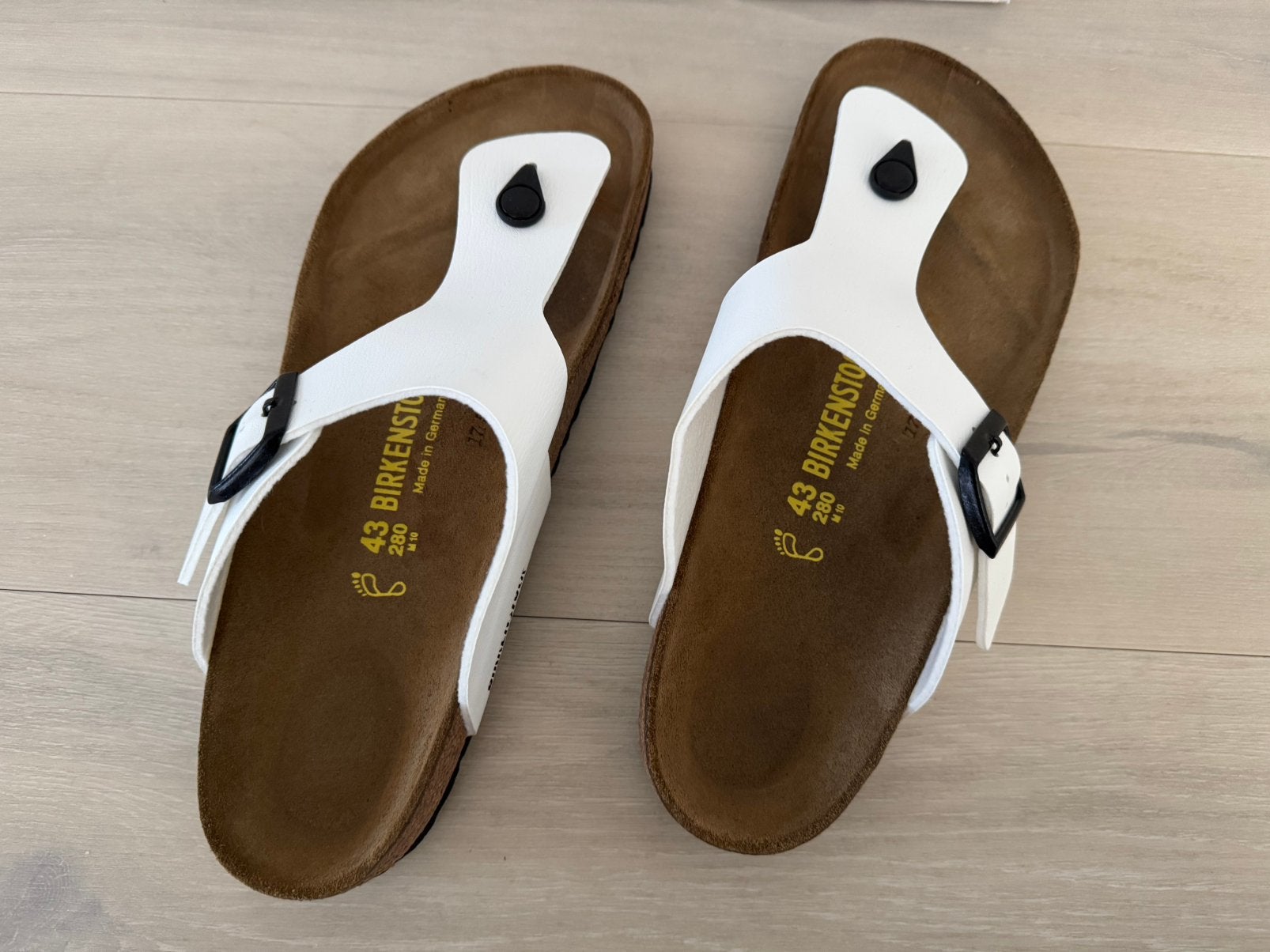 Birkenstock maat 43 (NIEUW IN DOOS), Slippers, Wit, Nieuw, Ophalen of Verzenden