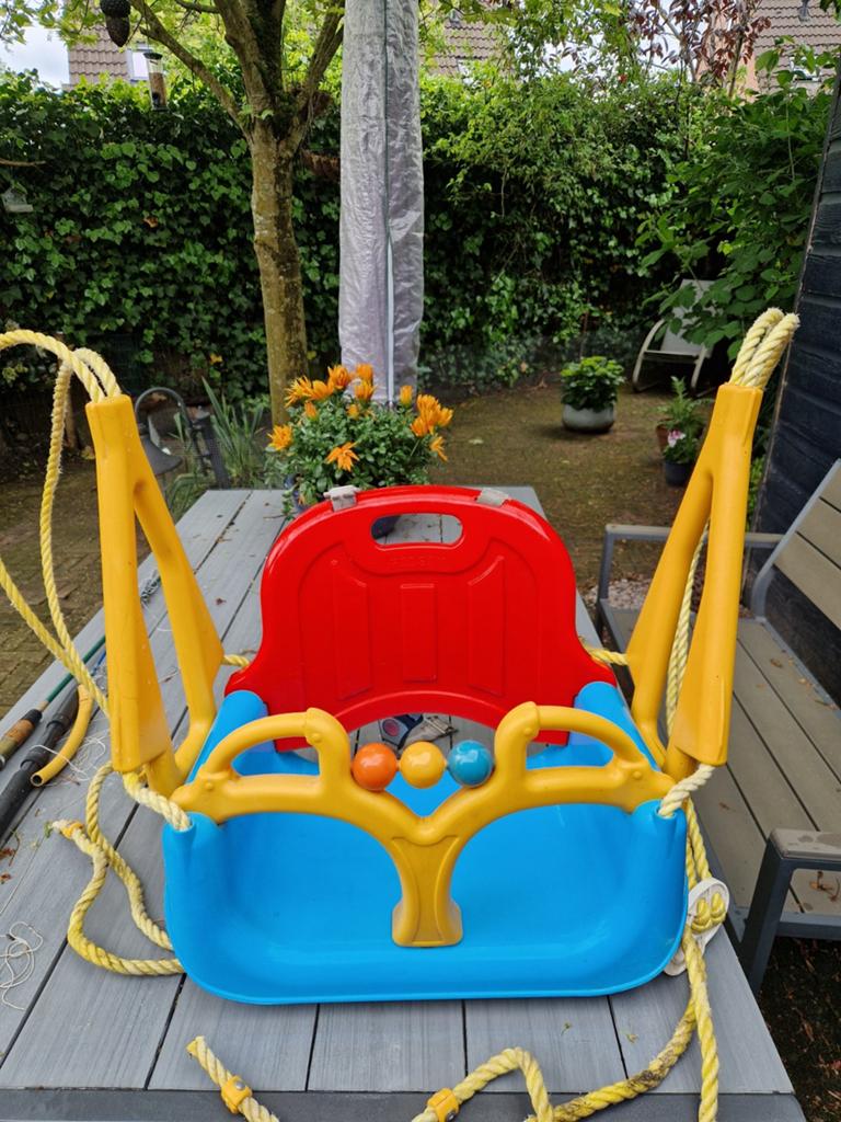 Meegroei schommel van Pilsan., Kinderen en Baby's, Speelgoed | Buiten | Speeltoestellen, Ophalen, Gebruikt, Schommel