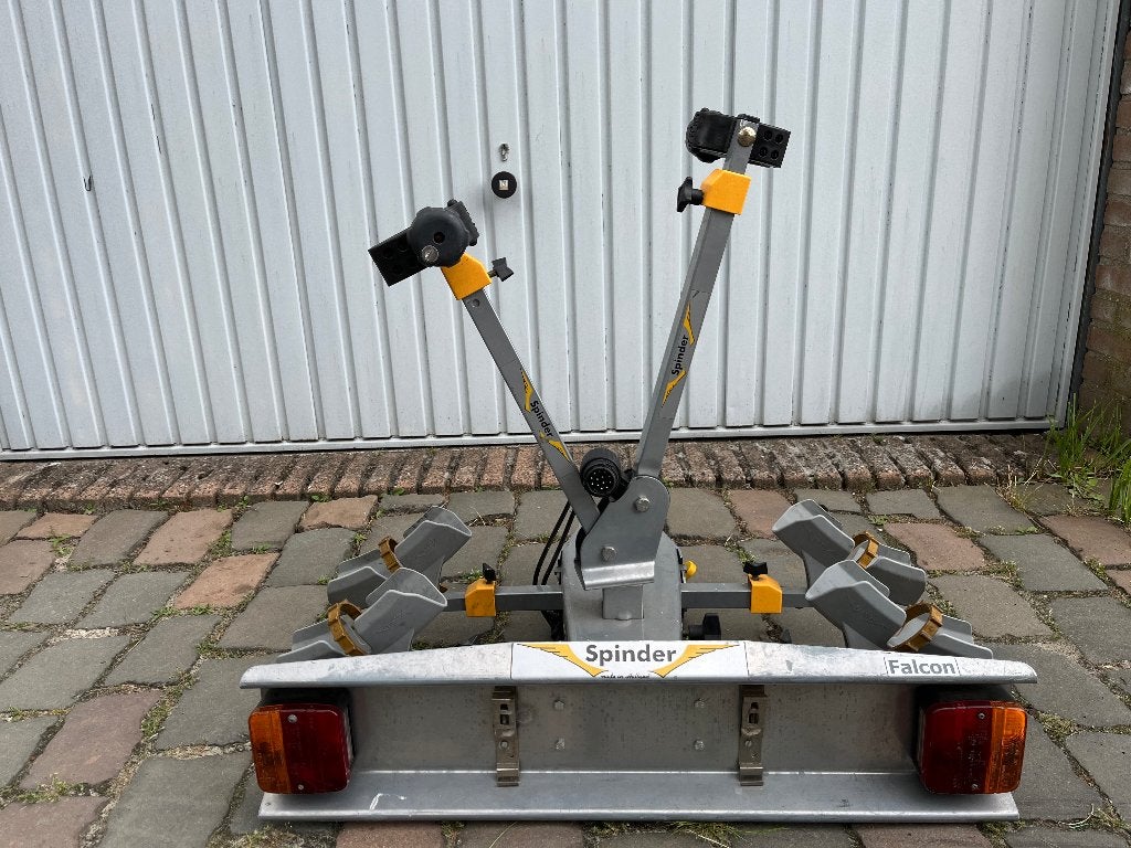 Fietsendrager Spinder, Ophalen, Gebruikt, Elektrische fiets, 2 fietsen