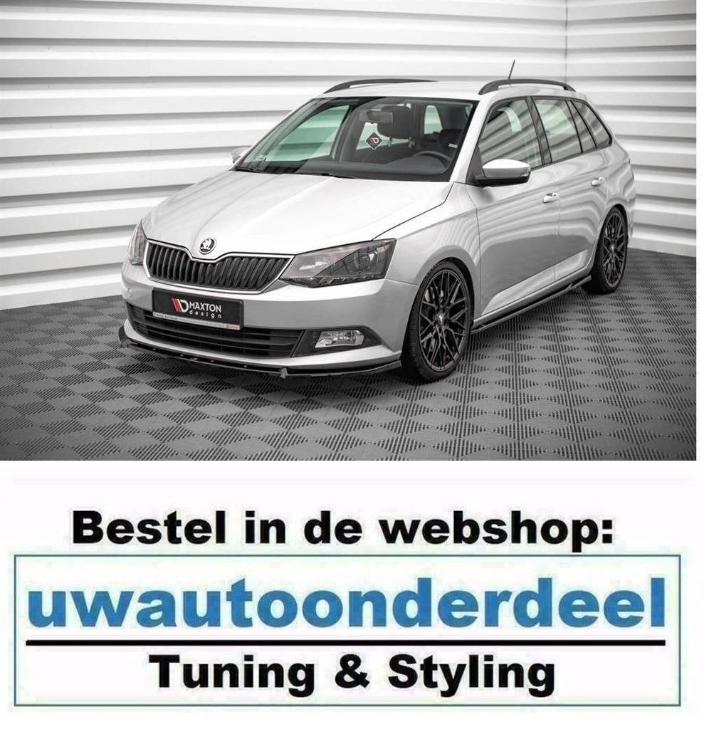 Maxton Design Spoiler Lip Splitter Voor Skoda Fabia MK3