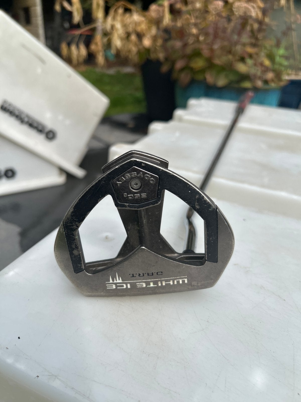 Odyssey White Ice Dart linkshandige putter 34 inch, Sport en Fitness, Ophalen of Verzenden, Gebruikt, Club, Overige merken