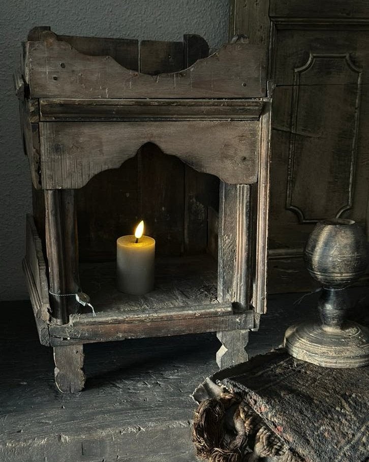 Hoffz Authentiek oud houten tempel huisje, Huis en Inrichting, Woonaccessoires | Overige, Ophalen of Verzenden
