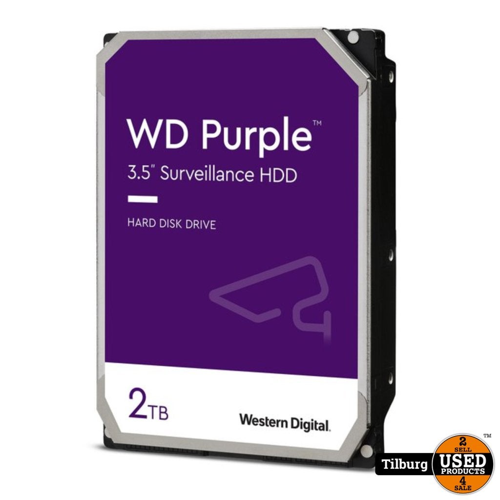 Western Digital 2TB HDD WD Purple Surveillance 64MB Sealed, Western Digital, Gebruikt, https://www.westerndigital.com/nl-nl/support/contact-us