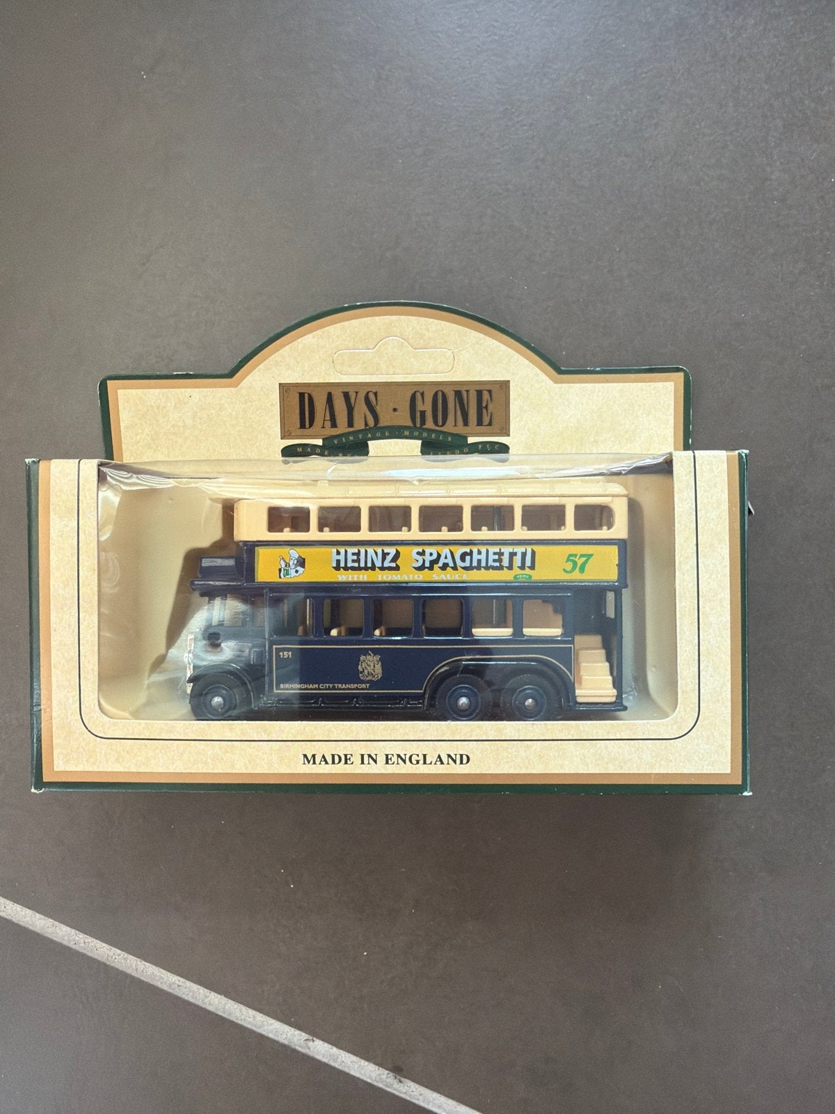 Days Gone Heinz Spaghetti Dubbeldekker Bus Model, Ophalen, Nieuw