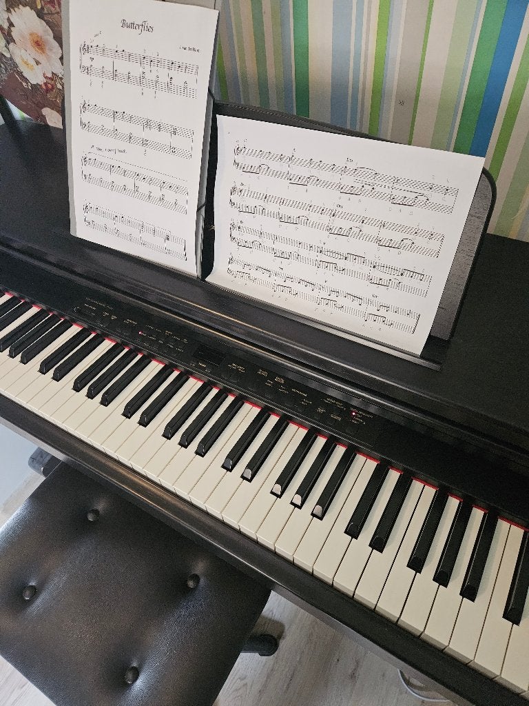 Digitale piano  Technics, Ophalen, Gebruikt, Zwart, Digitaal