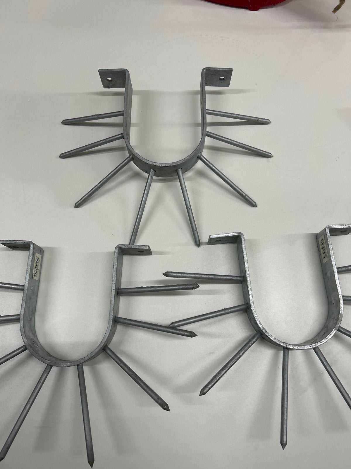 Set van 3 Duivenpinnen / Vogelwering - Gegalvaniseerd, Ophalen, Gebruikt, Minder dan 50 mm, Overige typen