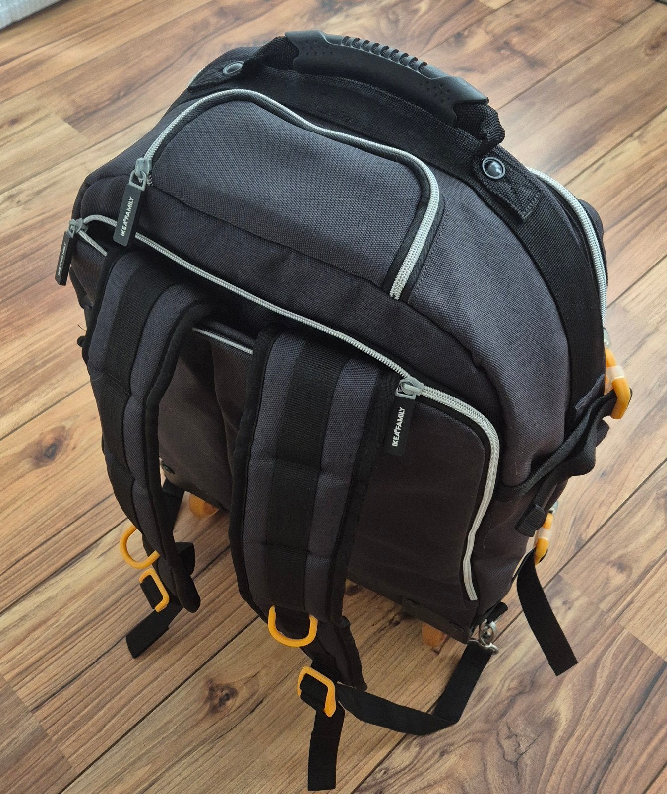 Ikea Reistas trolley rugzak, Ophalen of Verzenden, Zo goed als nieuw, Zwart, 30 cm of meer