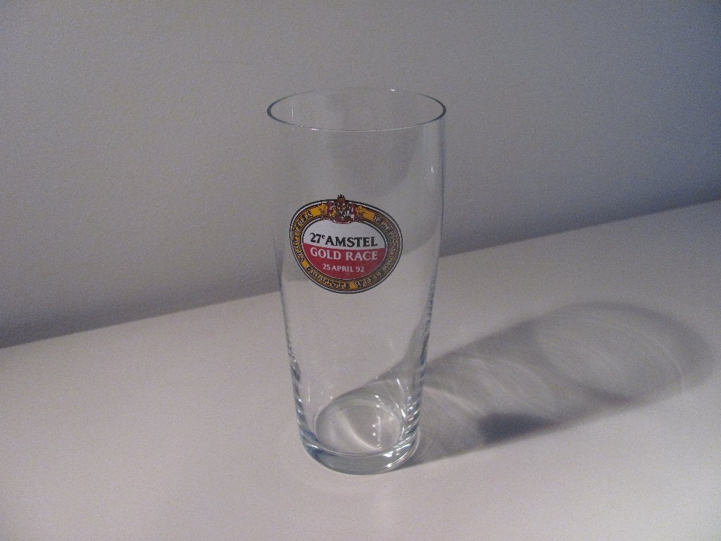 Amstel Bierglas 27e Amstel Gold Race, Verzamelen, Ophalen of Verzenden, Zo goed als nieuw, Glas of Glazen, Amstel
