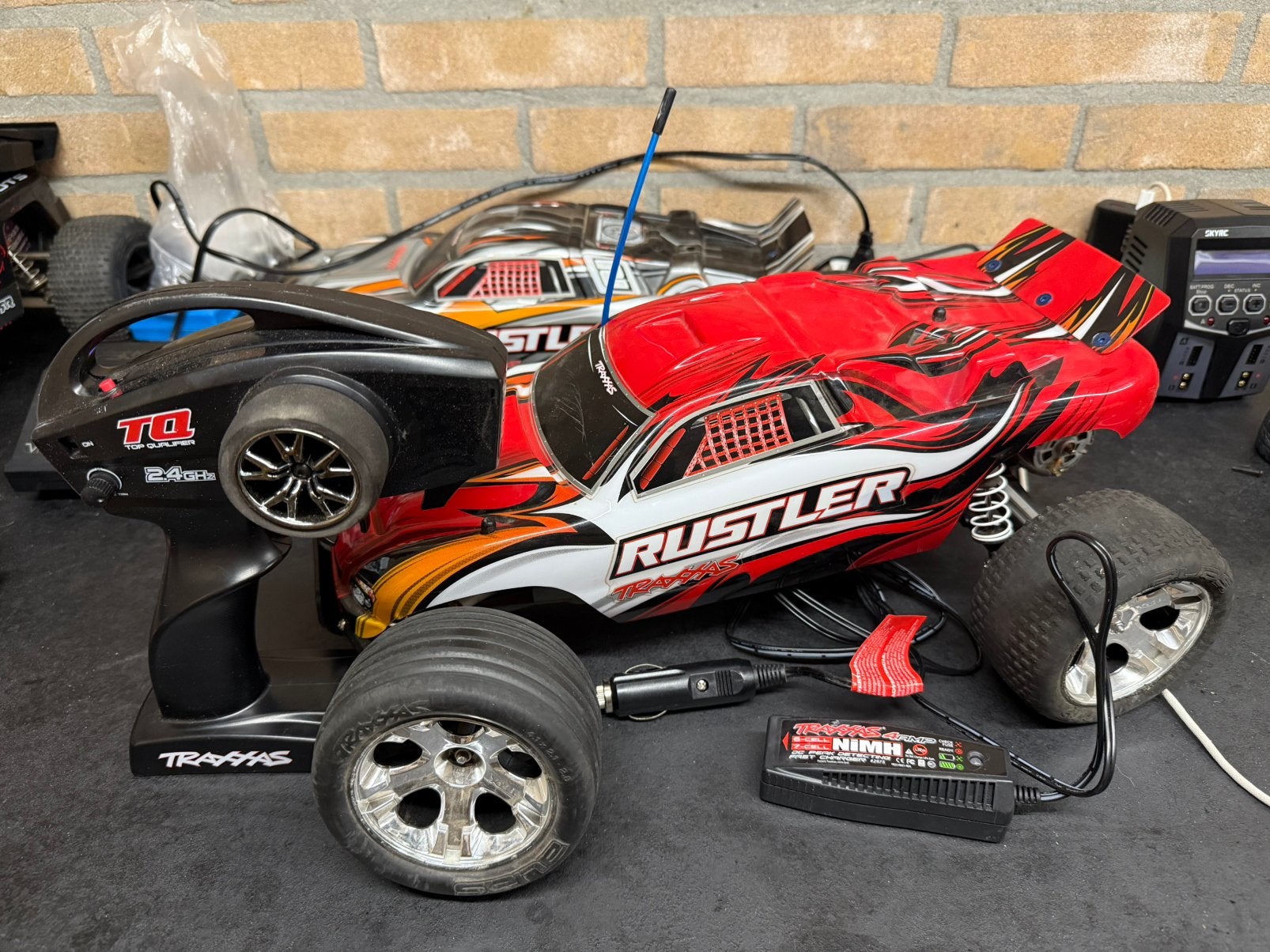 Traxxas Rustler brushed 2wd, Elektro, Auto offroad, Ophalen of Verzenden, Zo goed als nieuw