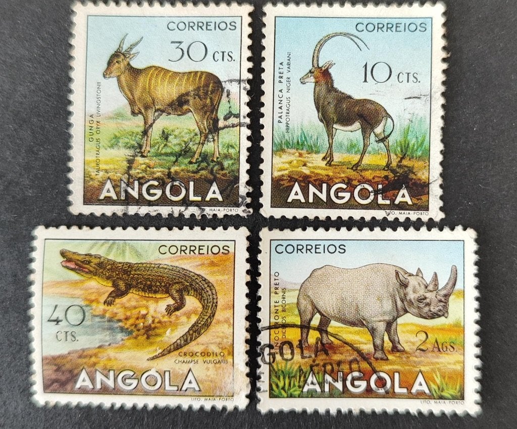 Angola 1608007 dieren, Verzenden, Gestempeld, Dier of Natuur