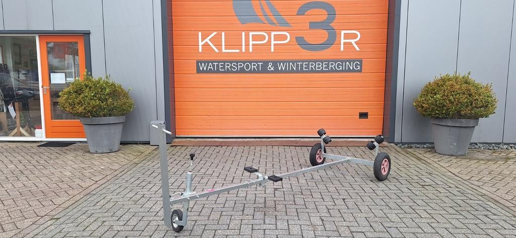 Boot trolley | strandtrailer | optimist | laser | rubberboot, Watersport en Boten, Boottrailers, Ophalen, Minder dan 1500 kg, Overige typen