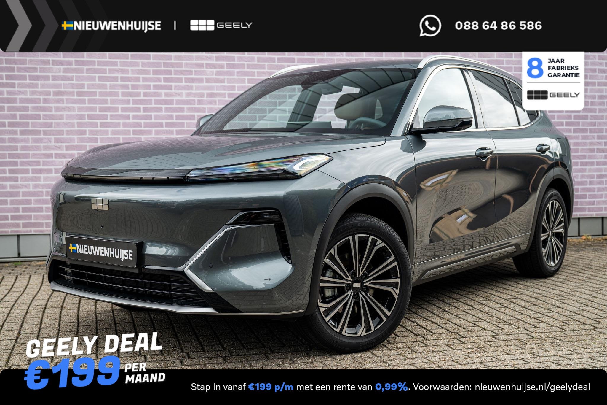 Geely Starray EM-i 1.5 Max+ | 136km Elektrisch bereik | Stoe, 12 maanden, Euro 6, 4 cilinders, 1790 kg