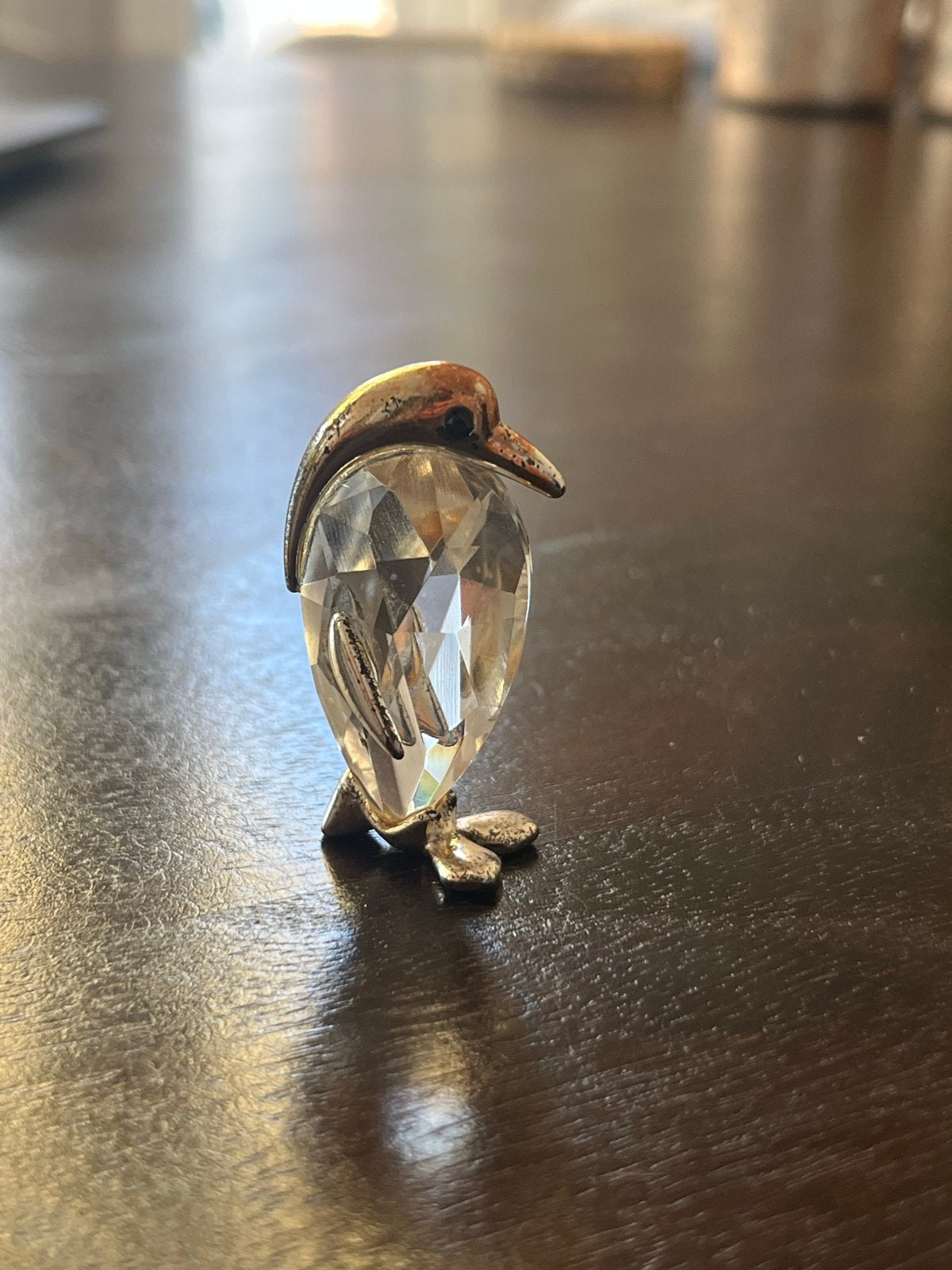 ( waarschijnlijk)Swarovski kristal pinguïn beeldje, Ophalen of Verzenden, Zo goed als nieuw, Dier