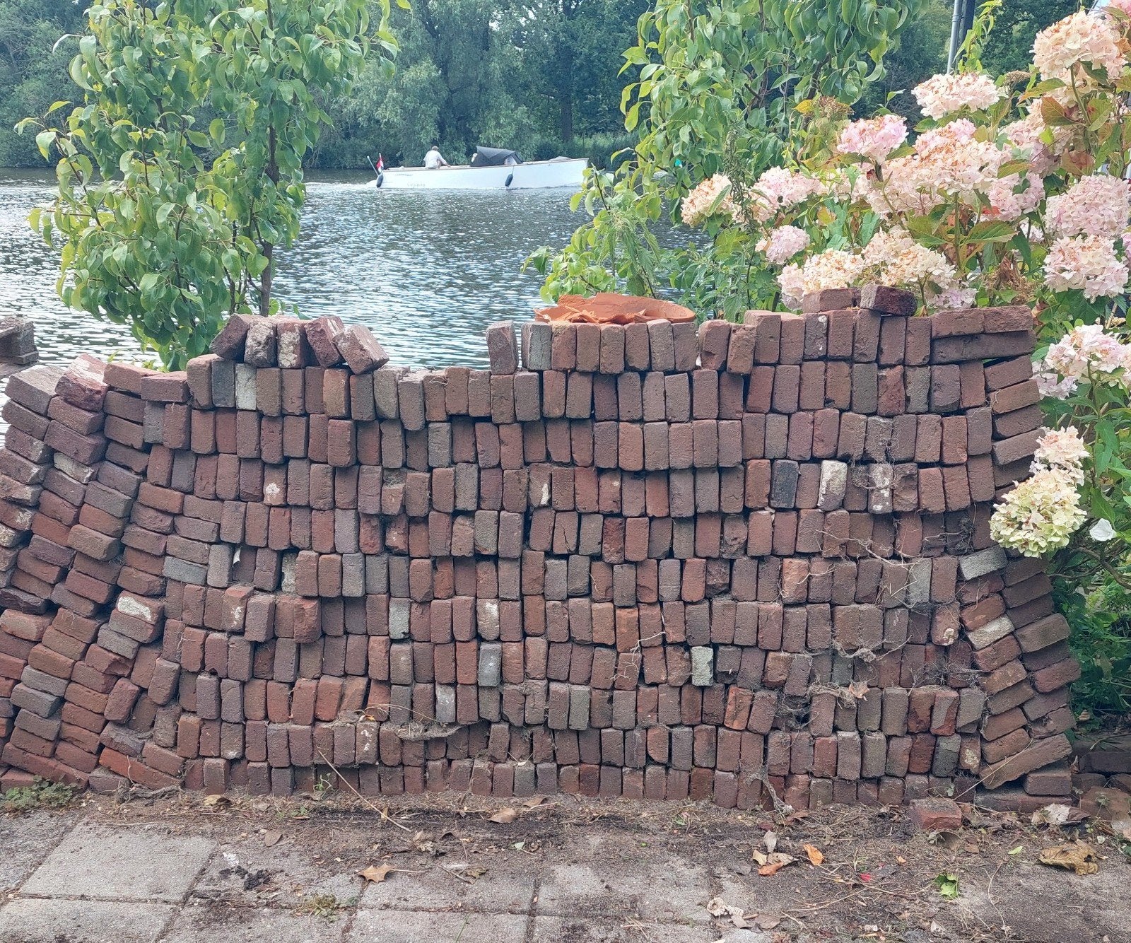 Ruim 2 m2 rode waaltjes, Ophalen, Overige materialen, Gebruikt, Overige typen