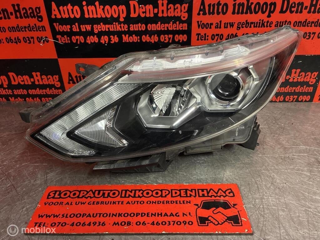 Nissan Qashqai ('14-'17) LED Koplamp Links | GEEN FULL LED, Gebruikt, Ophalen of Verzenden, Nissan, Nissan