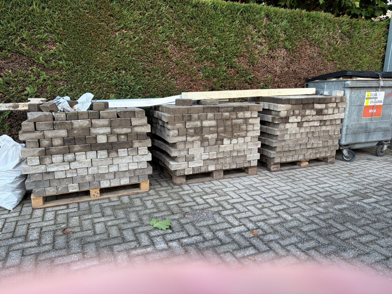 Straat klinkers, Tuin en Terras, Gebruikt, Klinkers, Ophalen of Verzenden, 10 m² of meer