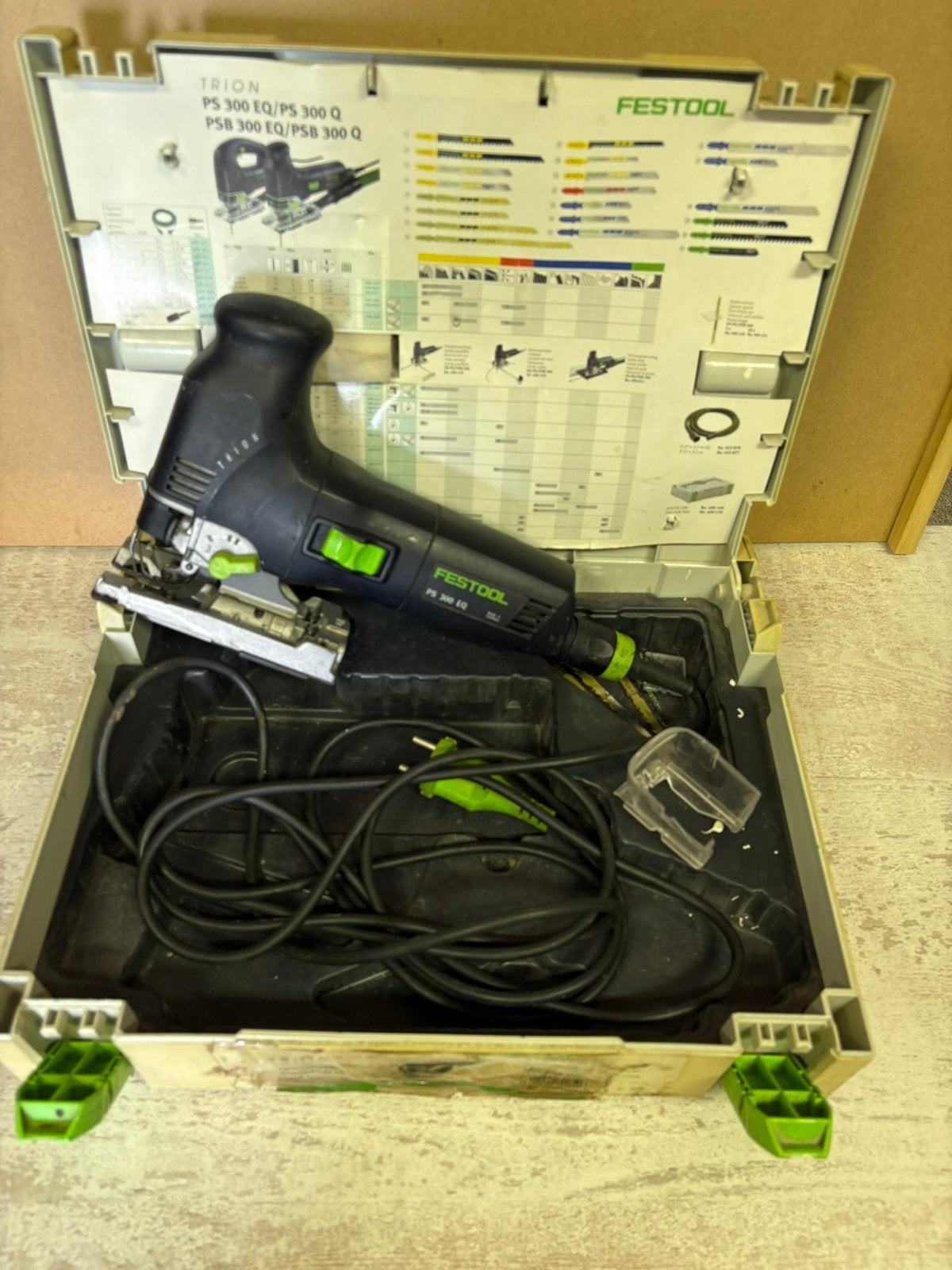 Decopeerzaag festool, Ophalen, Gebruikt, 1200 watt of meer, 30 tot 70 mm