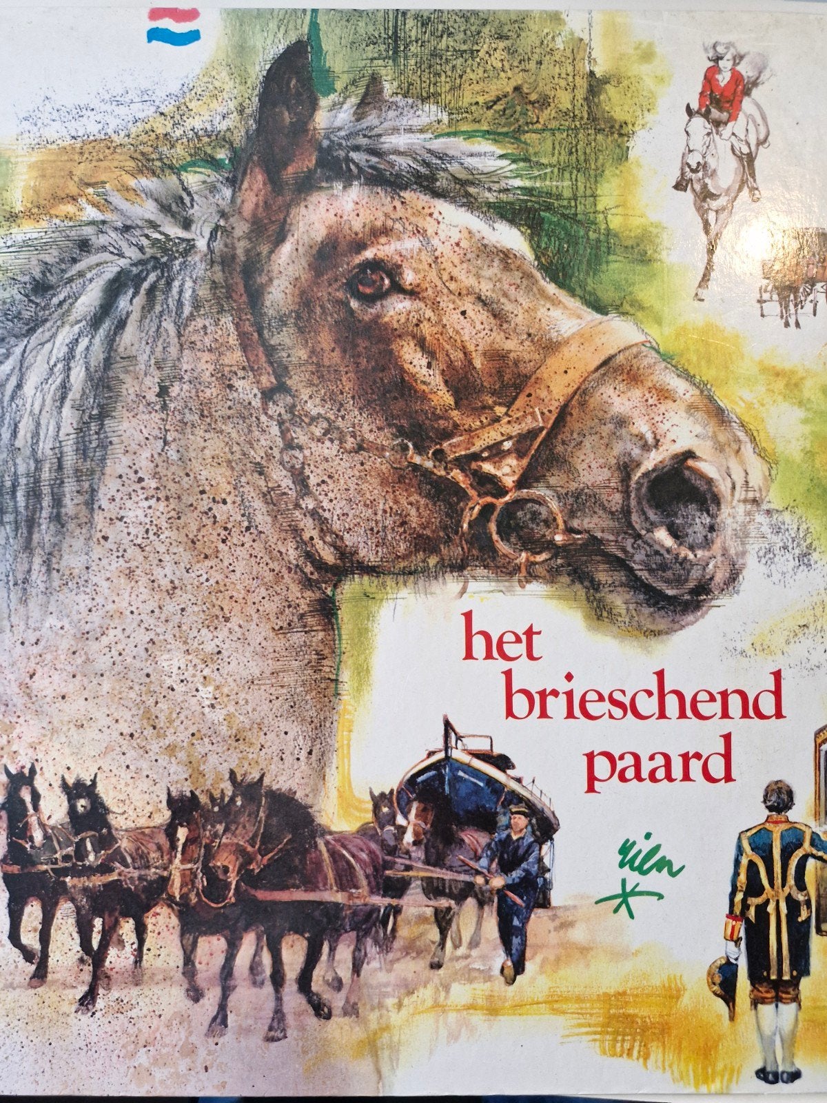 Het Brieschend Paard - Vintage Boek, Boeken, Ophalen of Verzenden, Gelezen, Onbekend, Nederland