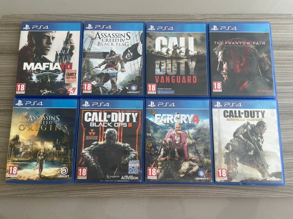 16 PS4 Games Bundel | Ghost of Tsushima + COD, Vanaf 18 jaar, 1 speler, Zo goed als nieuw, Ophalen