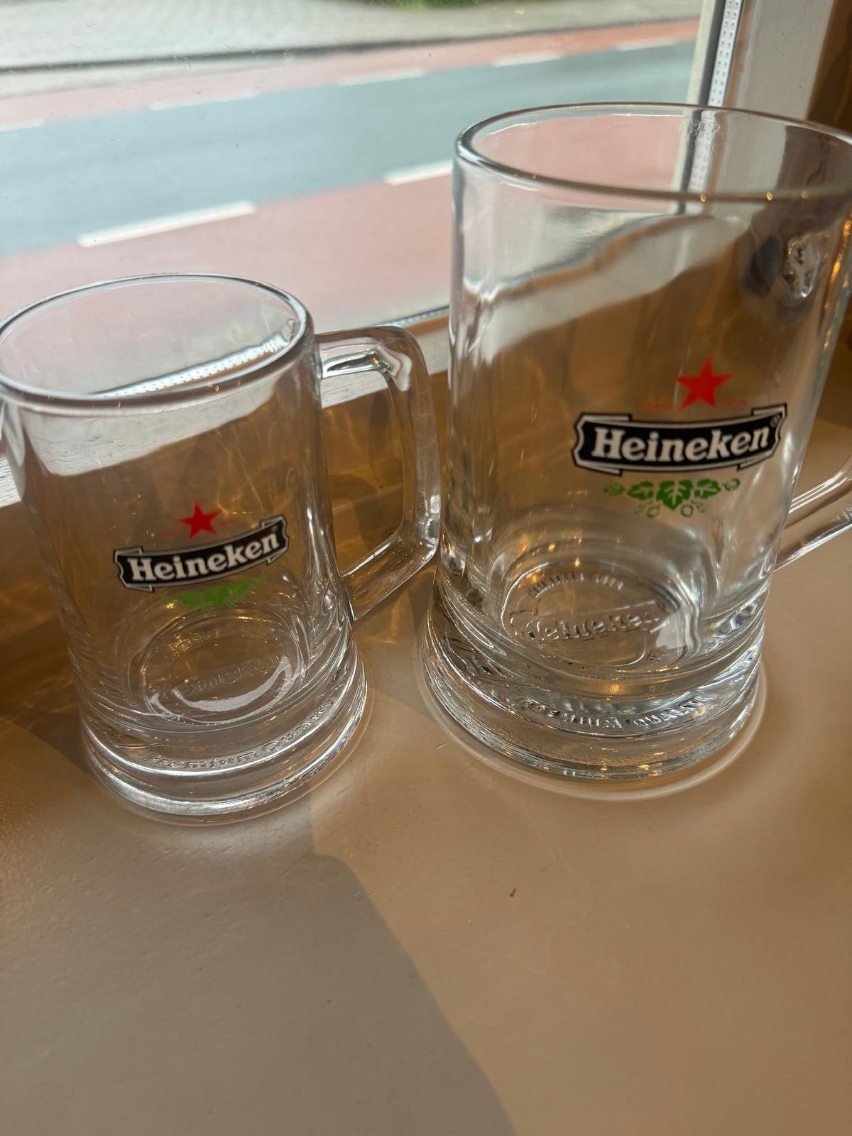Heineken bierpullen 0.50L 114 stuks T.E.A.B, Ophalen of Verzenden, Bierglas