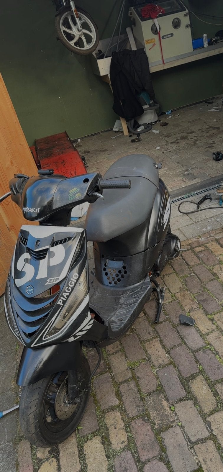 Zip 70 cc bouwpakket, Fietsen en Brommers, Scooters | Piaggio, Ophalen, Zo goed als nieuw, Zip