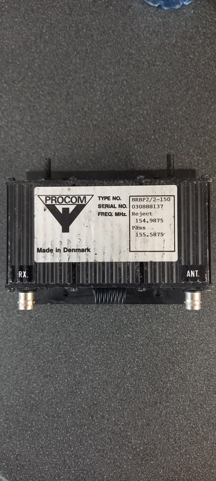 PROCOM BRBP2/2-150 Bandpassfilter (154.9875-155.5875 MHz), Telecommunicatie, Zenders en Ontvangers, Ophalen of Verzenden