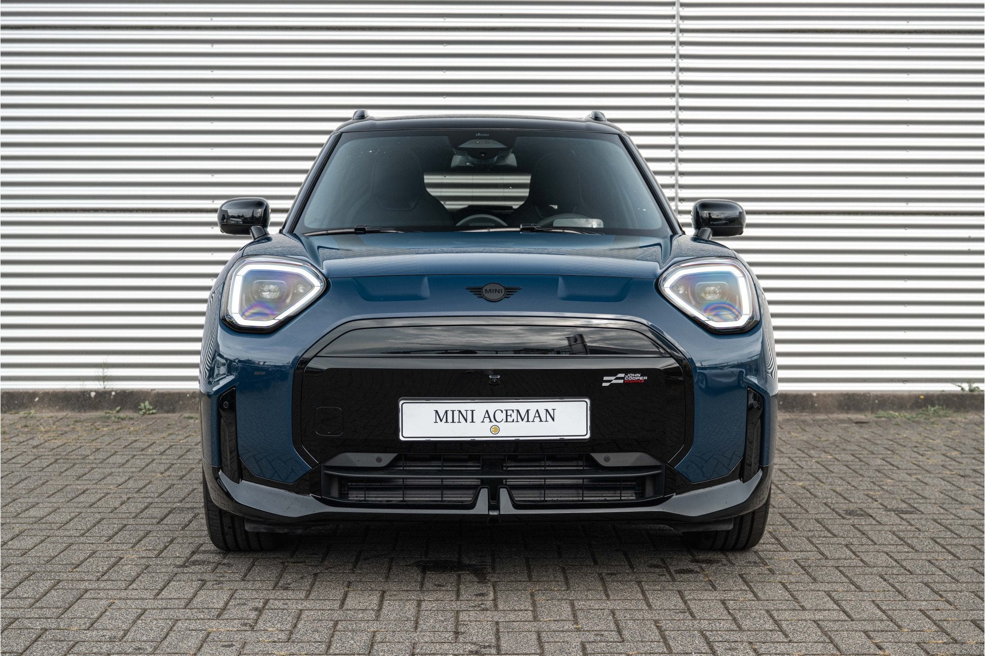 MINI Aceman SE / John Cooper Works / Pakket L / John Cooper, Auto's, Dealer onderhouden, Zwart, Blauw, Leder